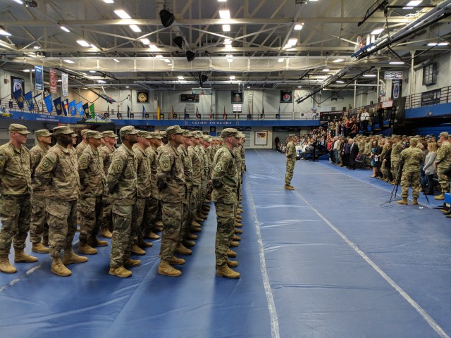 Soldiers from 1-32 Infantry return to Fort Drum after Horn of Africa deployment