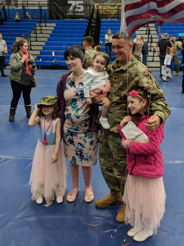 Soldiers from 1-32 Infantry return to Fort Drum after Horn of Africa deployment