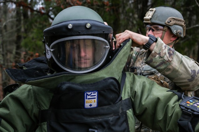 EOD trains for the unexpected