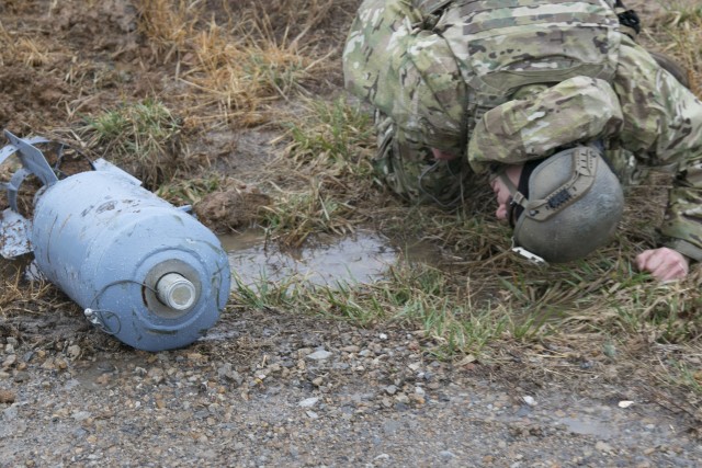 EOD trains for the unexpected