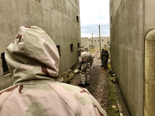 U.S. Army Reserve Soldiers support Airmen in CBRN Exercise