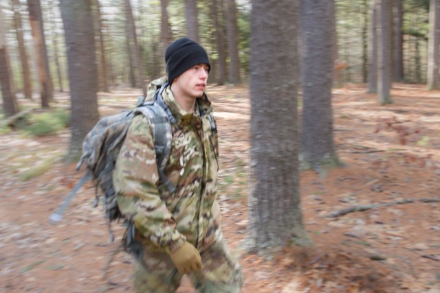 Natick's Human Research Volunteer Soldiers maintain land navigation skills.