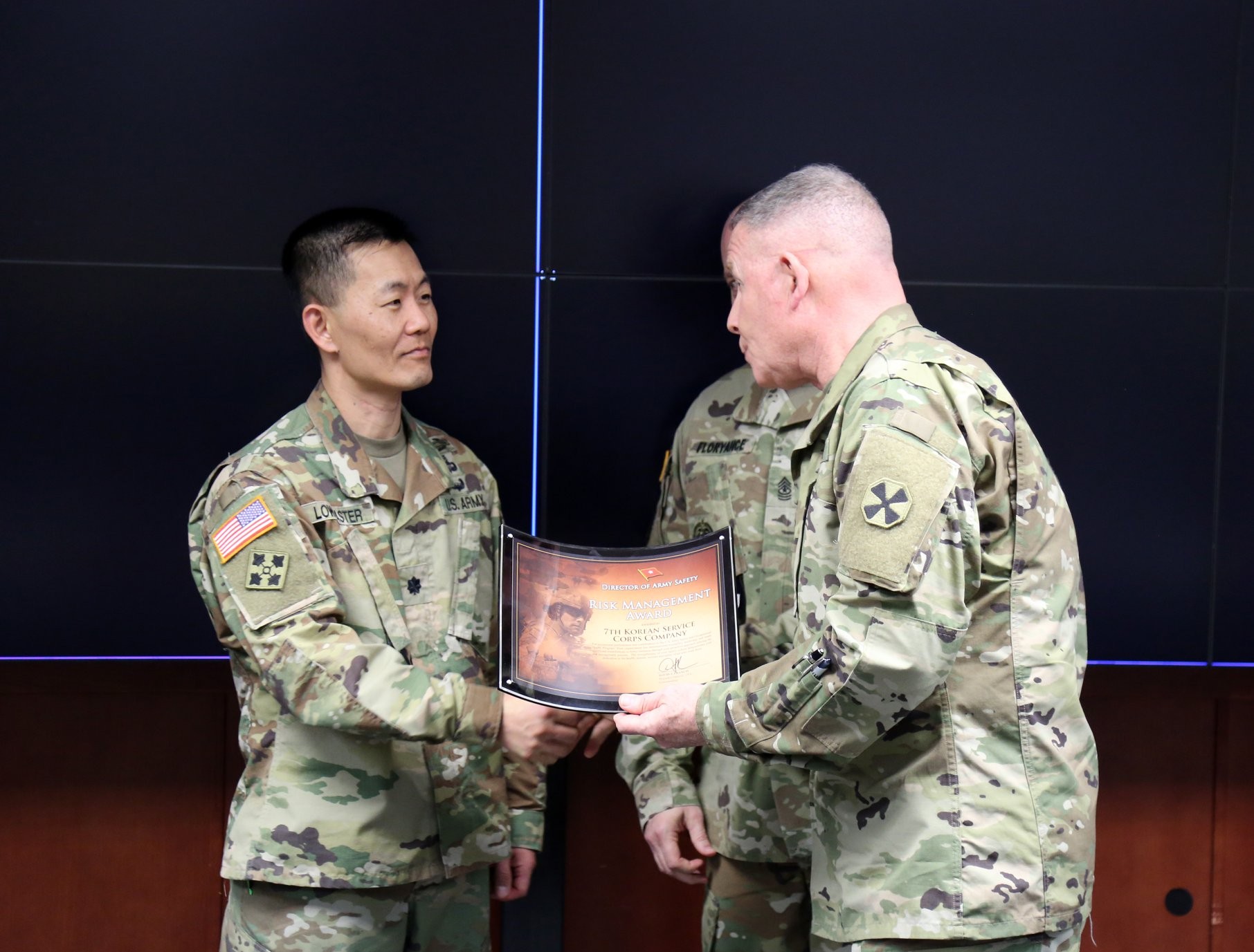Risk Management Award Presentation Article The United States Army