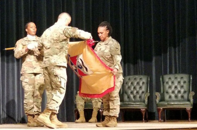 419th CSB cases its colors for Afghanistan deployment