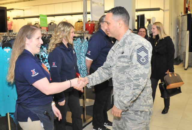 Exchange senior enlisted adviser visits Fort Drum, says AAFES remains committed to serving Soldiers, Families