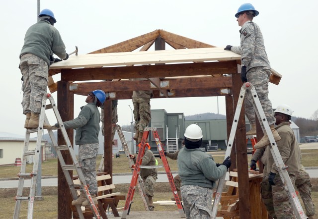 Army National Guard construction in Germany