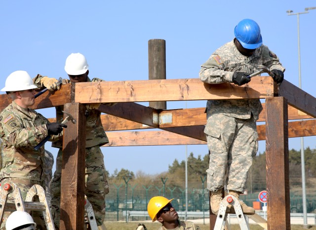 Army National Guard construction in Germany