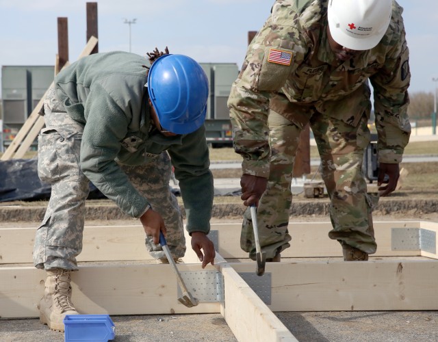 Army National Guard construction in Germany