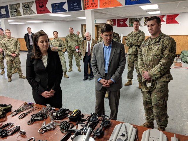 Army Secretary visits Fort Drum, talks readiness, modernization with 10th Mountain Division leaders, Soldiers