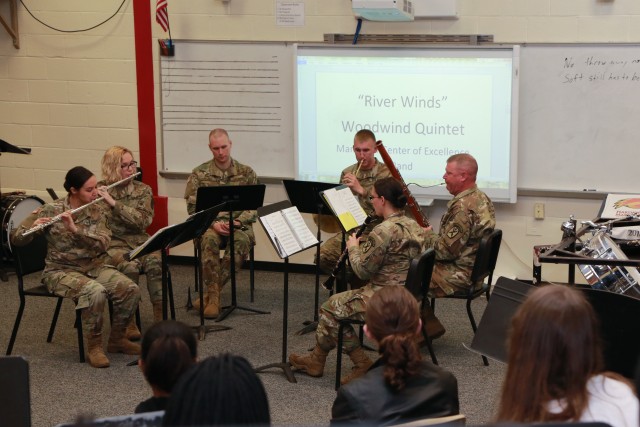 Woodwind ensemble of MCoE Band