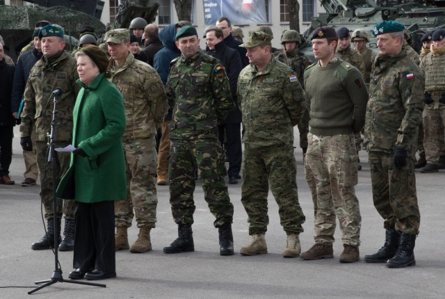 NATO Deputy Secretary General visits Battle Group Poland