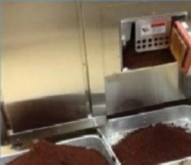 Food waste by-product after processing.
