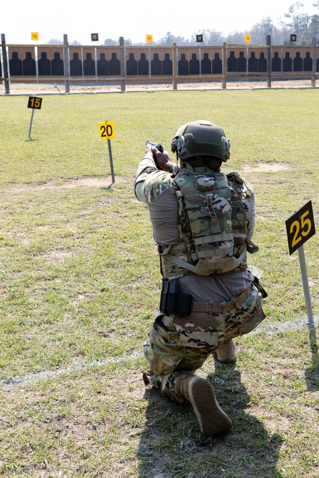 Fort Benning Army Reserve drill sergeant competes to advance skills