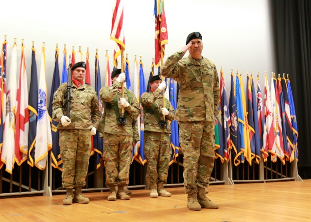 "Thunder" Battalion Changes Responsibility, Farewells Command Sgt. Maj. Brown