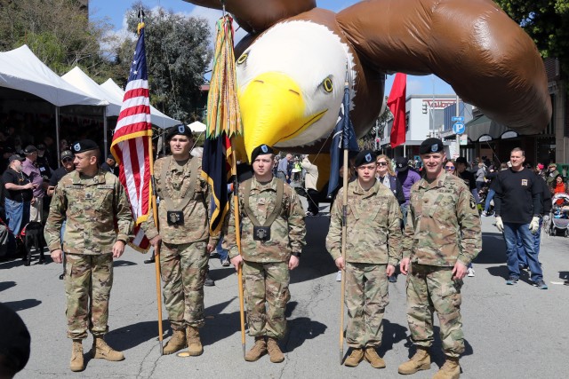 Screaming Eagles fly to San Mateo California: Celebrating 50 years of unit adoption