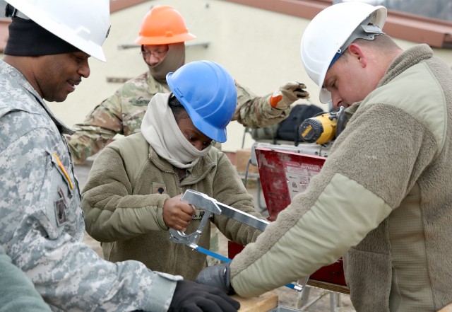 Army National Guard engineers give JMRC a facelift 