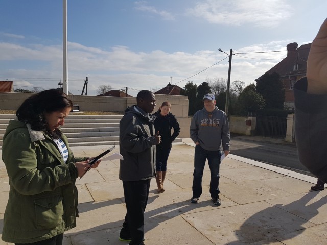 Army Reserve Soldiers conduct WWI European staff ride