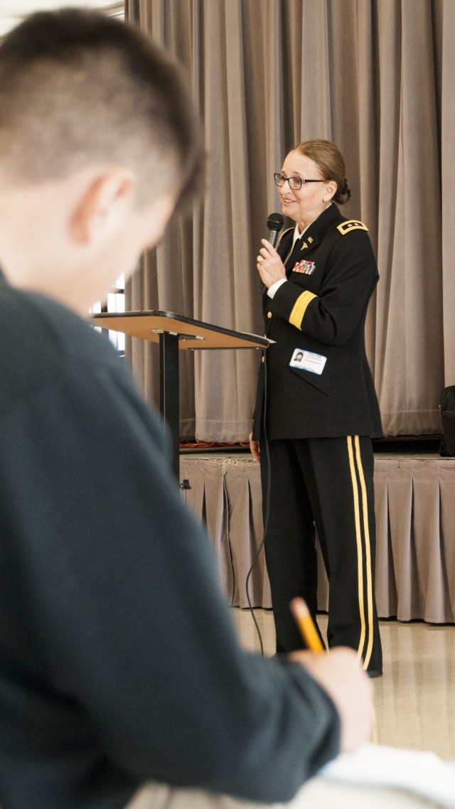 Former WBAMC commander inspires students