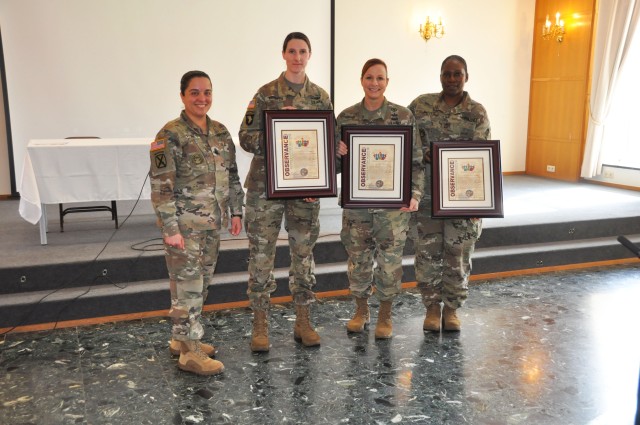 Army leaders at Women's History Month event