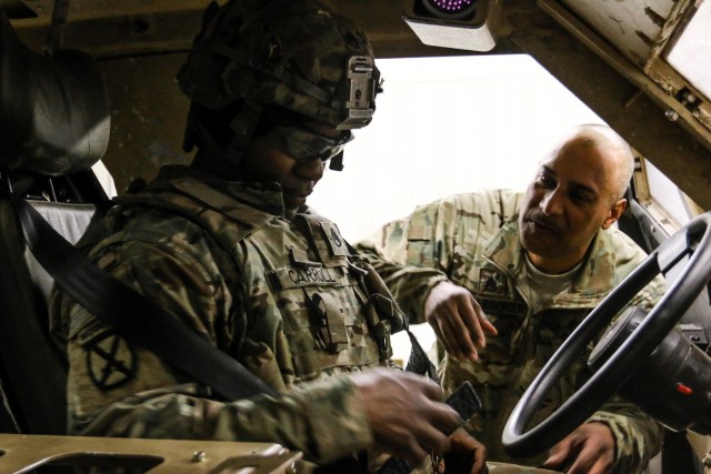 Dagger Brigade roll-over training  