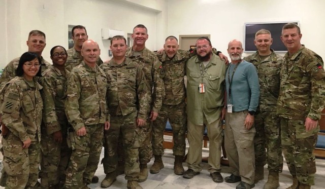 Army Reserve chaplain leads Passover in Afghanistan