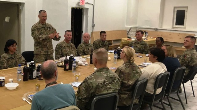 Army Reserve chaplain leads Passover in Afghanistan