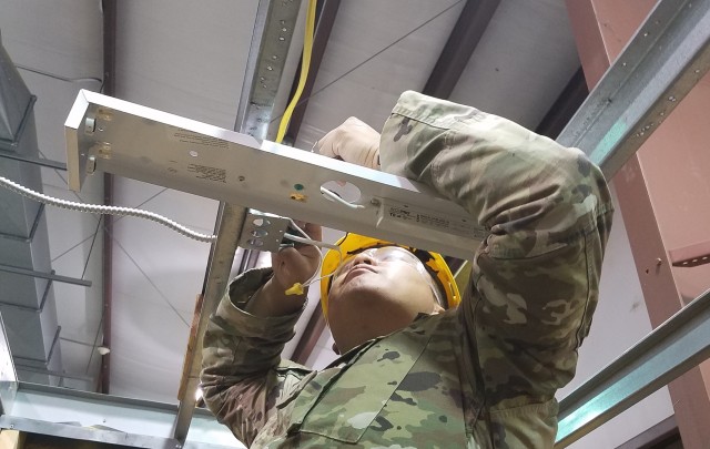'Light me up:' Soldiers power through Interior Electrician training