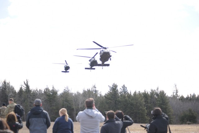 Fort Drum aviators provide local officials with bird's eye view of Falcon's Peak exercise