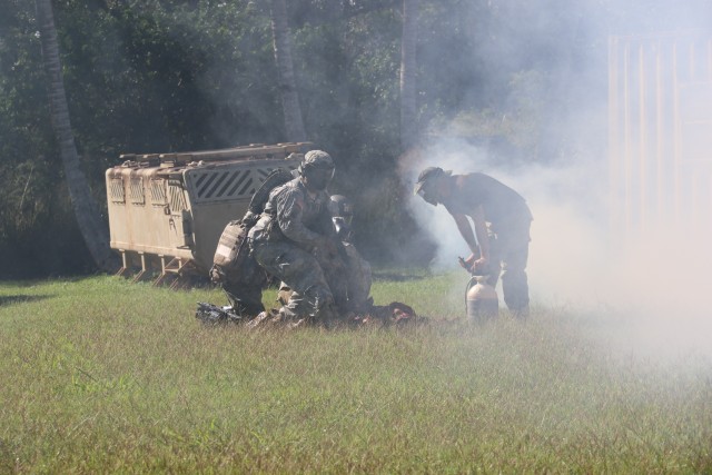 Docs and medics conduct trauma lane training