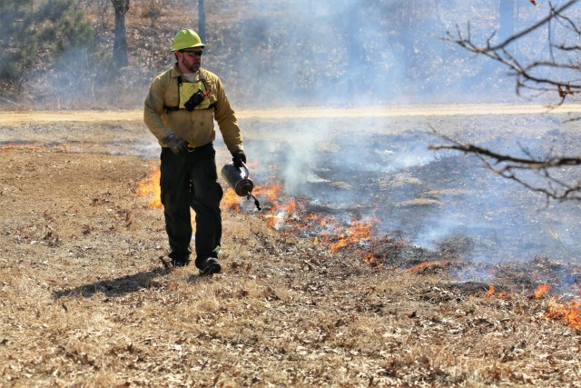 Prescribed burn season under way at Fort McCoy for 2018