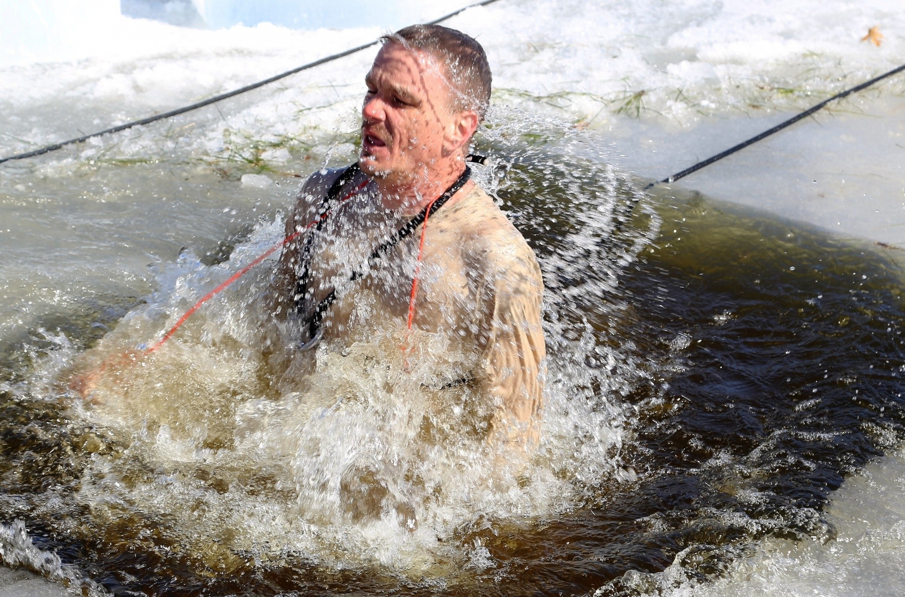 Photo Essay Students take plunge for coldwater immersion training
