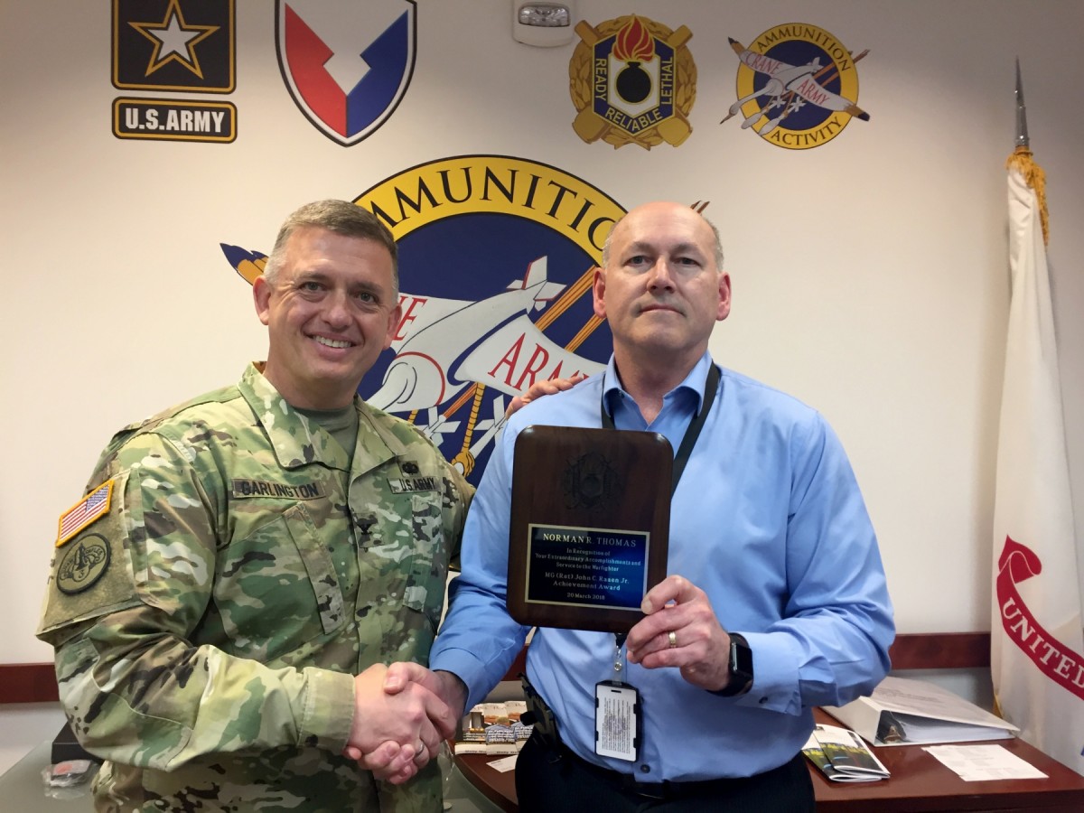 Thomas Recognized for Extraordinary Career of Army Civilian Service ...