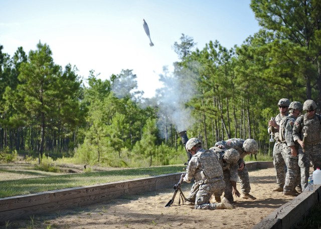 81-mm mortar round