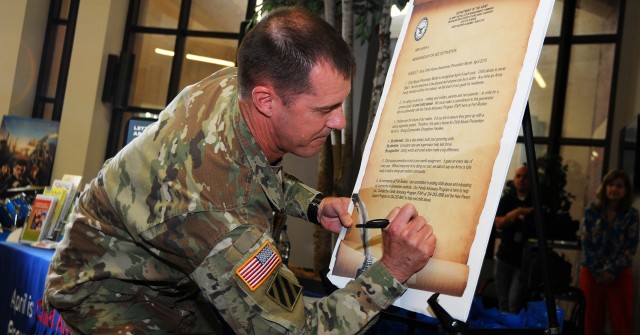 Fort Rucker re-commits to child abuse prevention