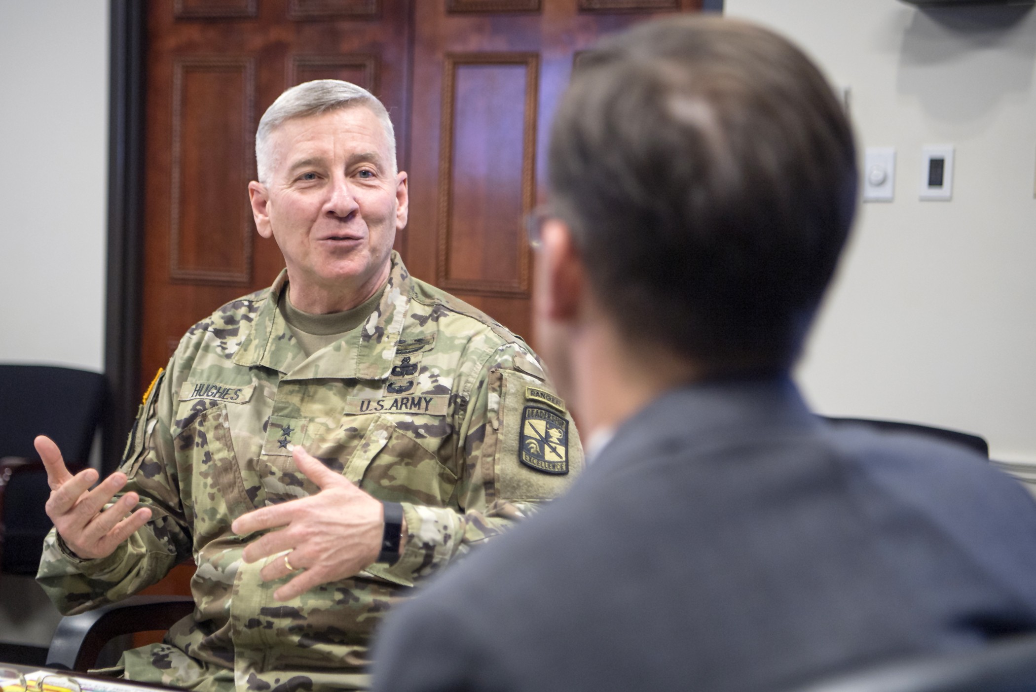 Army secretary discusses personnel, reform, readiness, families in Fort ...