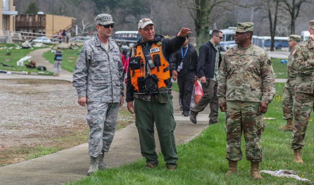 NGB Chief observes joint disaster training