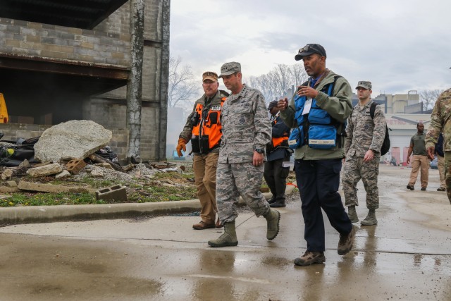 NGB Chief observes joint disaster training