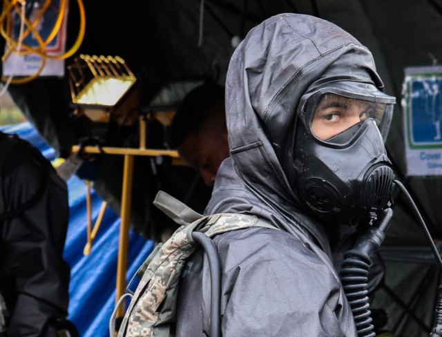 Practice makes perfect during nation-wide CBRN scenario for Maryland Unit