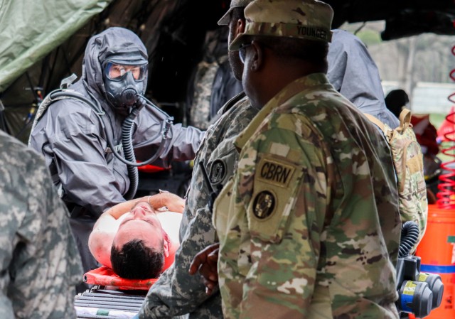 Practice makes perfect during nation-wide CBRN scenario for Maryland Unit