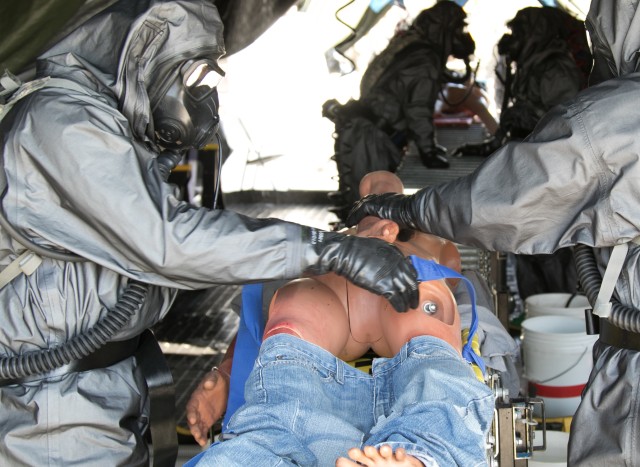 Practice makes perfect during nation-wide CBRN scenario for Maryland Unit