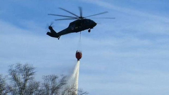 Oklahoma National Guard responds to wildfires in Western Oklahoma