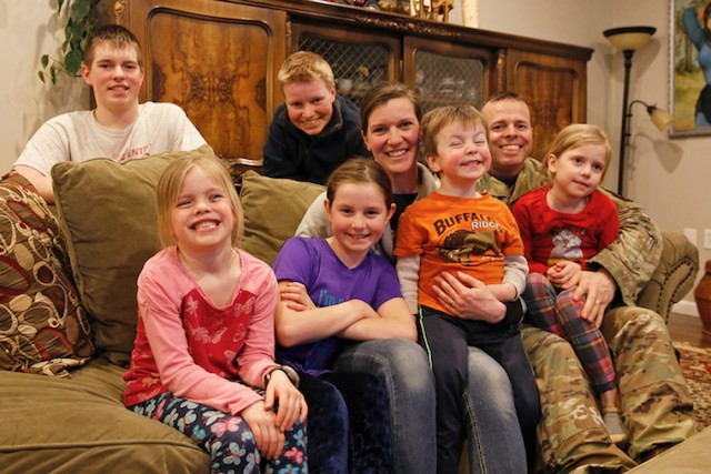 The heart of the family: Raising six military children across the world