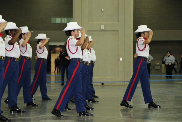 Theodore Roosevelt High School Riderettes from San Antonio, Tx