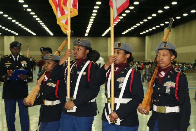 Renaissance High School's Color Guard