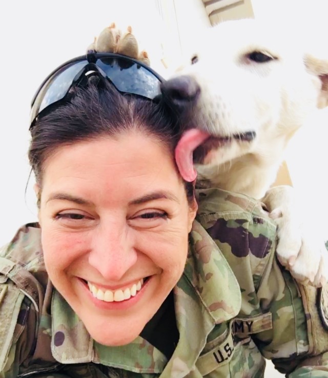 Erby of Iraq: Soldier to reunite with stray dog she adopted while deployed