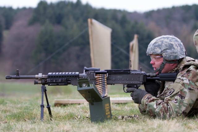 Army Reserve brigade maximizes battle assembly training, weapons