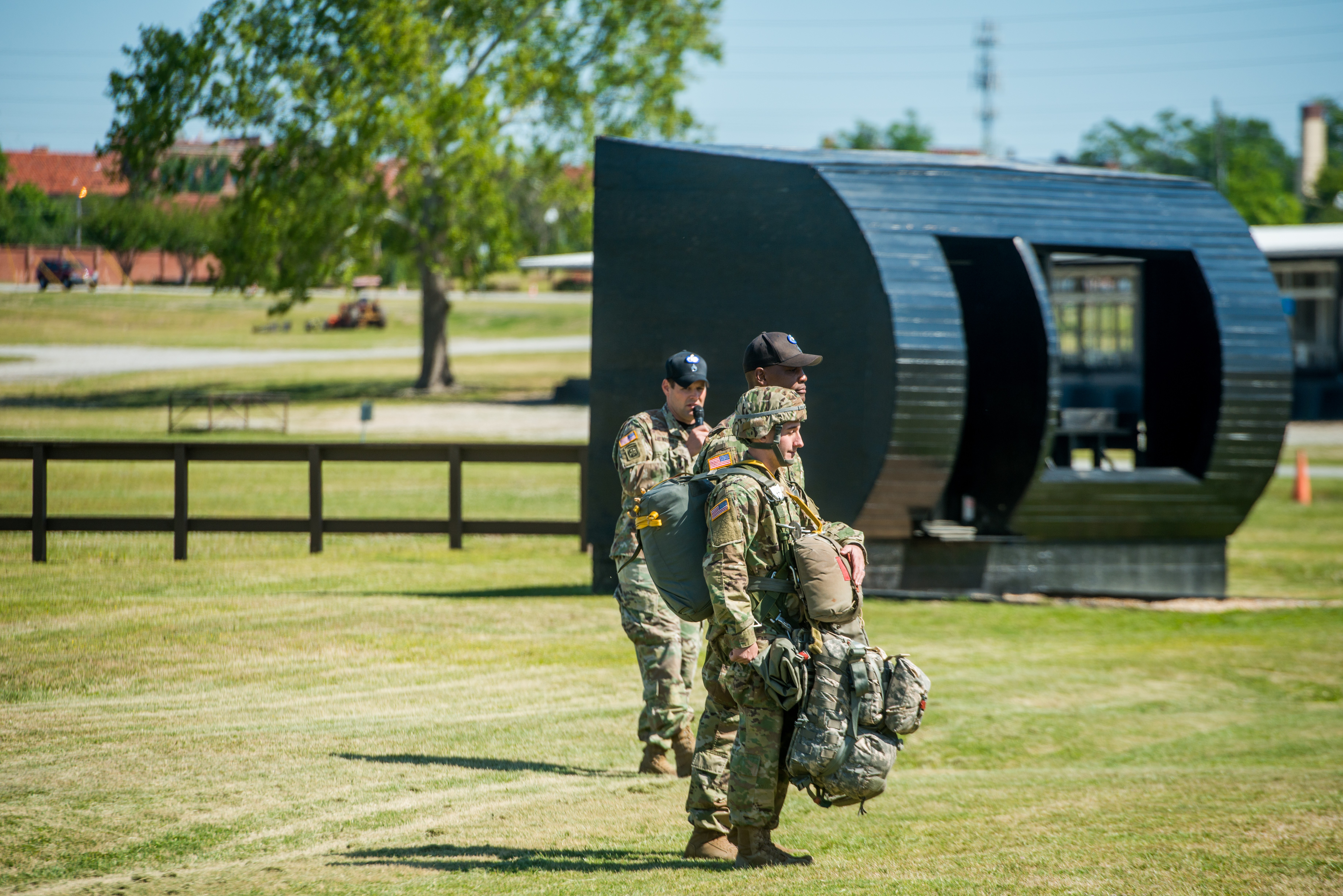 US Army Paratroopers With The 507th Parachute Infantry Regiment