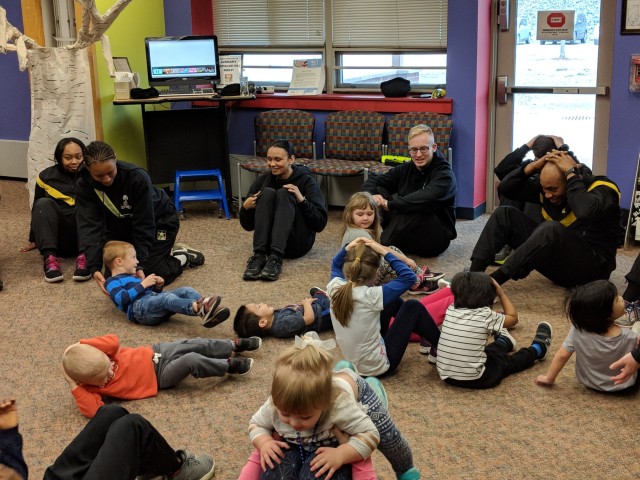 Fort Drum BOSS members support Month of the Military Child