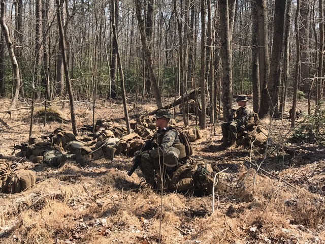 Marines with 1/25 participate in Mission Rehearsal Exercise