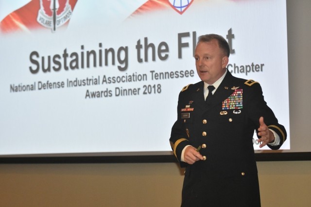 GENERAL OFFICER DELIVERS MESSAGE AT NDIA 